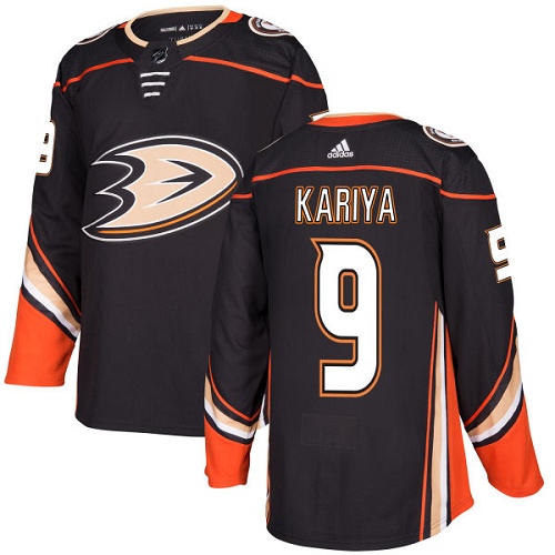 Adidas Men Anaheim Ducks #9 Paul Kariya Black Home Authentic Stitched NHL Jersey